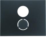 BERKER K.1 Płytka czołowa do gniazda głośnikowego antracyt mat lakierowana 11847006 HAGER