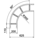 LB 90 620 R3 FT Łuk 90°