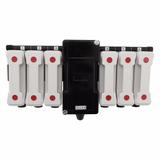 RED SPOT FUSEBANK 63A 660V AC 6 WAY WH RED SPOT Podstawa bezpiecznikowa 63A 660V AC 6P Biała RSFB636