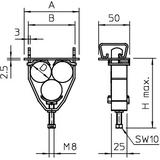 2056U/E, OBEJMY 29-31 DO 3 KABLI