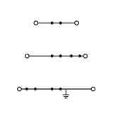 TOPJOBS złączka 3-piętrowa 2,5 mm2 ekran/N/L szara2