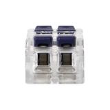 Złączka instalacyjna zaciskowa 2-przewodowa, dwustronna; na dowolny przewód 0,75-4mm2; IEC 250V/32A;