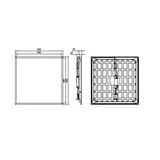 Panel LED Ledinaire RC065B G5 28W 3400lm IP20/40 all-in 3000/4000K barwa neutralna 34_36S/830_40 PSU