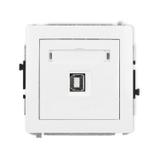 DECO Gniazdo pojedyncze USB A-B2.0 biały DGUSB-3 KARLIK