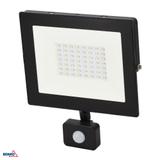 NAŚWIETLACZ LED SMD KASTEL 50W 6000K 4200LM IP65 CZARNY CZ. PIR