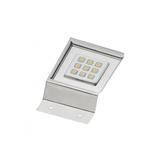OPRAWA LEDOWA KWADRATOWA NA SZAFKĘ CALDERON, 12V, 9 LED, CIEPŁY BIAŁY, SATYNA