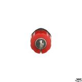 Przycisk bezpieczeństwa kluczykowy czerwony 2NC CE3K1-10R-02