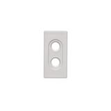 Simon Connect Płytka K45/2 złącz 2x RCA (CINCH) 225x45mm czysta biel K101/9 KONTAKT