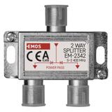 Rozgałęźnik antenowy 2xTV EM2342 J0102 EMOS