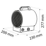 Nagrzewnica elektryczna 2kW przemysłowa