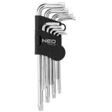 Klucze Torx, z magnesem, zestaw 9 szt.