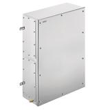 KTB FS 765015 S4E1 Metalowa obudowa iskrobezpieczna, 508 x 762 x 150 mm, element polerowany elektrolitycznie, Płytka kołnierzowa: Tak, na dole, M6 wkręty o łbie sześciok /1szt./ 1196510000 WEIDMÜLLER