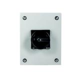 P3-63/SE3/SVB-SW Rozłącznik 63A 3P w obudowie ze stali nierdzewnej rączka czarna z blok. 197365 EATO