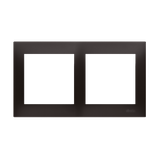 Simon 54 Premium Ramka 2-krotna PREMIUM IP20 / IP44 antracyt DR2/48 KONTAKT