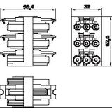 VB/GST 18I 3P, BLOK ROZDZIELACZA 3-POLOWY