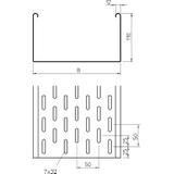 KORYTKO KABL.1,5MM 110X100 FS
