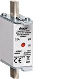 Wkładka bezp. nożowa NH000 wsk.podw. uchwyt nieiz. gG 32A 500VAC LNH0032M HAGER