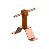 Uchwyt na płytce prof. stalow.Z-zatrzask H=7cm/CU/