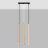 Sollux Lampa Wisząca PASTELO 3L złoty połysk SL.1196