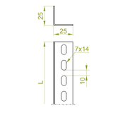 KTD25H25/2 KĄTOWNIK 1,2 MM