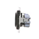 Simon 54 Gniazdo Schuko z przesłonami 16A 250V szybkozłączka czarny DGSz1CZ.01/49 KONTAKT