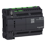 Modicon M172, Sterownik PLC HVAC, 12 DI, 12 AI, 12 DO, 6 AO, Ethernet, CAN, RS485, USB mini A/B, µSD