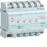 KNX e/s sterownik DALI 4-kanałowy, komunikacja broadcast