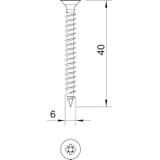 ŚRUBY SPRINT Z ŁB.WPUSZ.6X40
