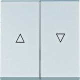 lumina Klawisze do łączników żaluzjowych, srebrny