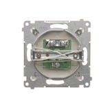 Simon 54 Gniazdo antenowe TV pojedyncze . Do instalacji indywidualnych złoty mat DAK1.01/44 KONTAKT