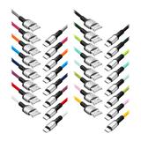 Kabel USB - micro USB eXc BRAID, 1.2m (2.4A, szybkie ładowanie), kolor mix*, bez opakowania