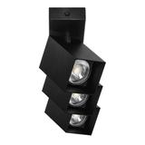 KUBAR SP 3, oprawa ścienno-sufitowa, GU10 max. 3x35W, IP20, czarna