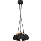 Milagro lampa wisząca Dama Black 3xE27 MLP6580