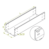 KZWP300H200/3 Korytko wzmocnione 1,5 mm