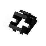 Adapter Keystone do gniazd FO czarny