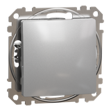 Sedna Design & Elements, przycisk schodowy, srebrne aluminium