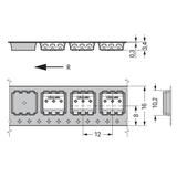 złączka SMD do płytek drukowanych 3-biegunowa raster 3 mm