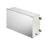 KLIPPON STB 6 SS E Metalowa obudowa iskrobezpieczna, 400 x 250 x 130 mm, element polerowany elektrolitycznie, Płytka kołnierzowa: Nie, Sześciokątna śruba M5 z rowkiem, s /1szt./ 1058870000 WEIDMÜLLER