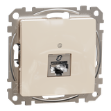 Sedna Design & Elements, gniazdo komputerowe RJ45 kat.5e STP, beżowy