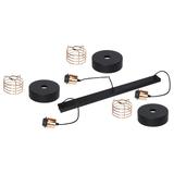 Chiro 3P E27, lampa wisząca, max. 3x60W, czarna AD-LD-6268BE27M ORNO