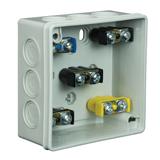 VP-03 Puszka n/t 86x86x40mm IP55 12-wl klik Z-sł. Z-ac popiel VP 003-53 61.118 OPATÓWEK