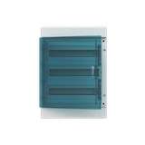 Obudowa MISTRAL65 drzwi przeźroczyste 54M z listwą N+PE