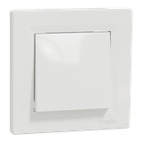 Asfora, łącznik 1-biegunowy, biały