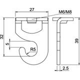 2989, HAKI STROPOWE OBO -TS M6