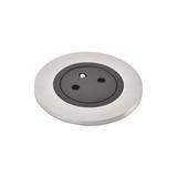 INCARA: DISQ 60 - 2P+Z - 0,5 M WIELAND-METAL/CZARNY, Legrand