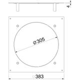 DUG 350-3 R9SL Pokrywa montażowa do wyż.obc.