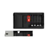 Elektroniczny wizjer do drzwi LCD 3,5" szerokokątny obiektyw bateryjny srebrny DV-1 ORNO