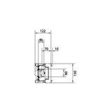univers N Blok dla szyn zbiorczych poziomych 12/20/30x5/10mm 60mm 1-pol. 150x250mm UE11E0 HAGER