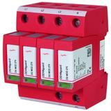 Ogranicznik przepięć guard M TNS 275 FM, 4-biegunowy do sieci 230 V AC 952405 DEHN