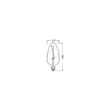 Lampa LED Vintage 1906 LED CL A125 dim 15 4W/818 E27